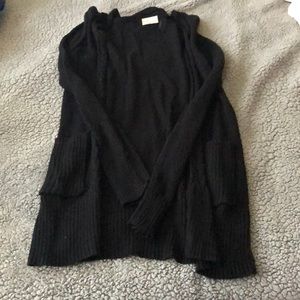 Black cardigan